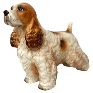 VTG Shafford Cocker Spaniel Dog Figurine 1983 Japan #171 6.5x9” Porcelain Puppy